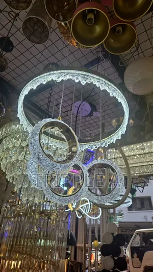 Led Tricolor Chandelier Light