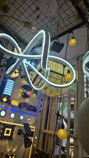 Twisted Rope Led Droplight Chandelier