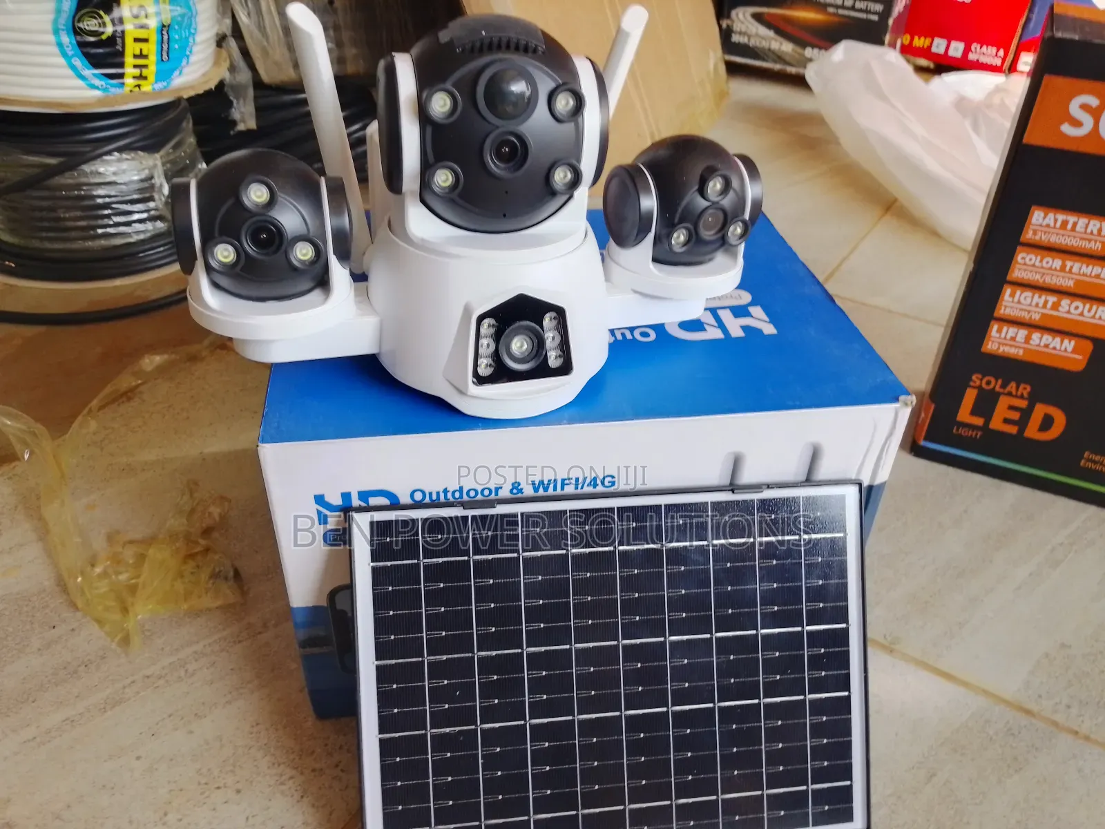 Solar Powered Smart Security Camera