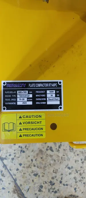 Royalty Petrol/Plate Compactors