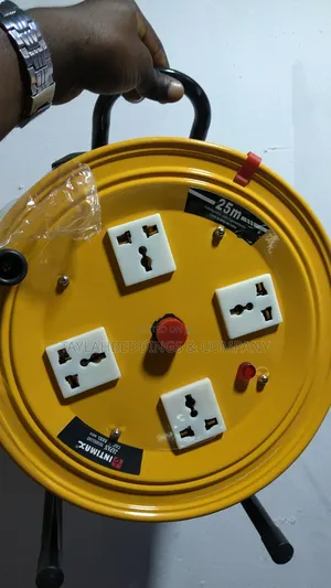 Intimax Industrial 25m Extension Cable Reel Japan Technology 4way
