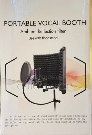 Portable Vocal Booth With Ambient Filter