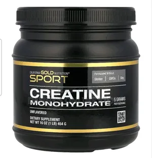 Pure Creatine Monohydrate - Micronized - Unflavored, 91 Servings