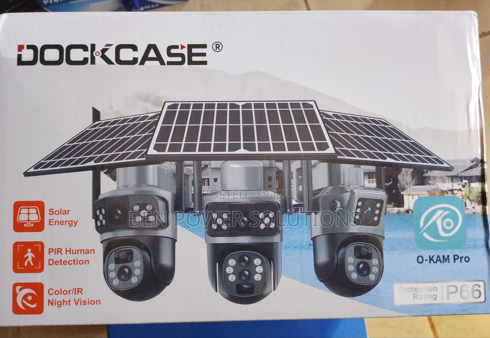Dual Lens Outdoor Security Camera