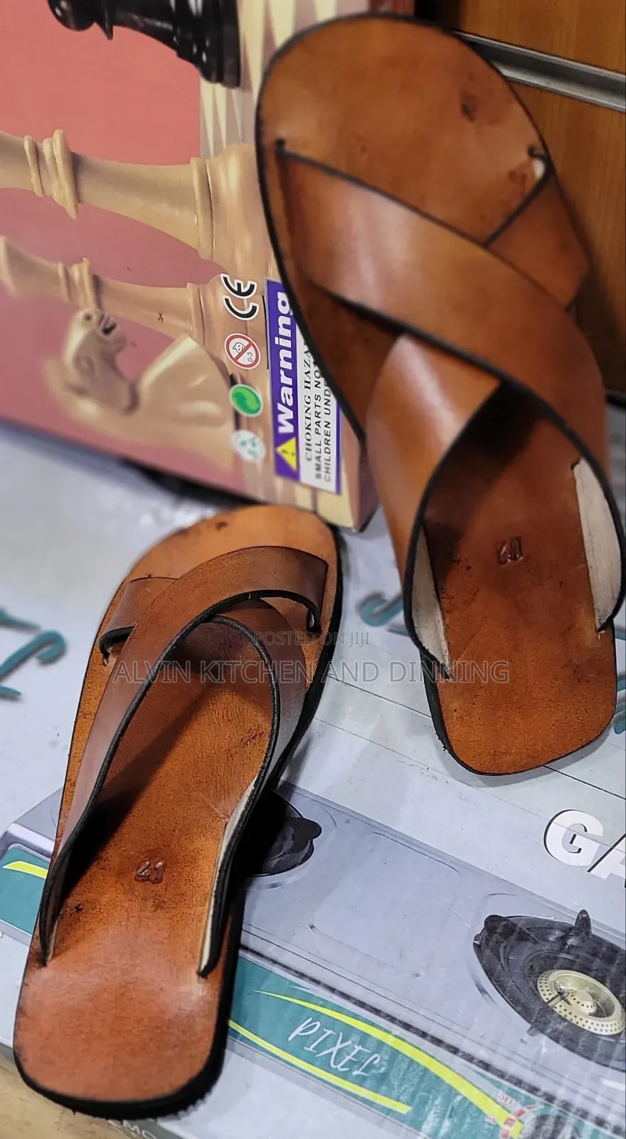 Brown Leather Sandals