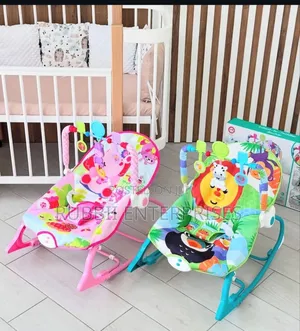 Baby Swing Rocker ~ Pink/Green