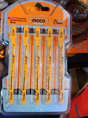 Set of 5pcs Ingco Jigsaw Blades for Wood (Model Jbt244d