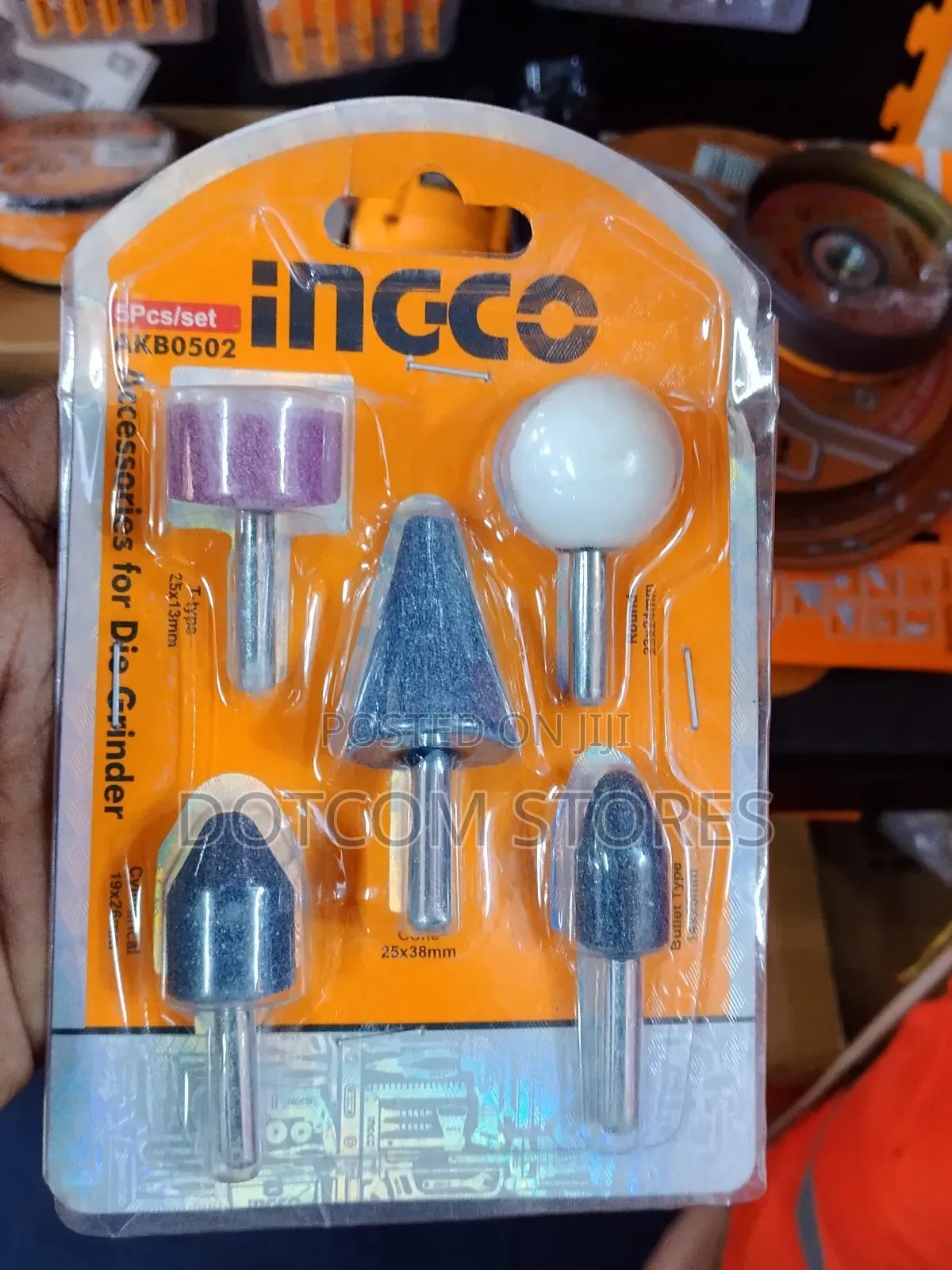Ingco Accessories for Die Grinder Set (Model Akb0502).
