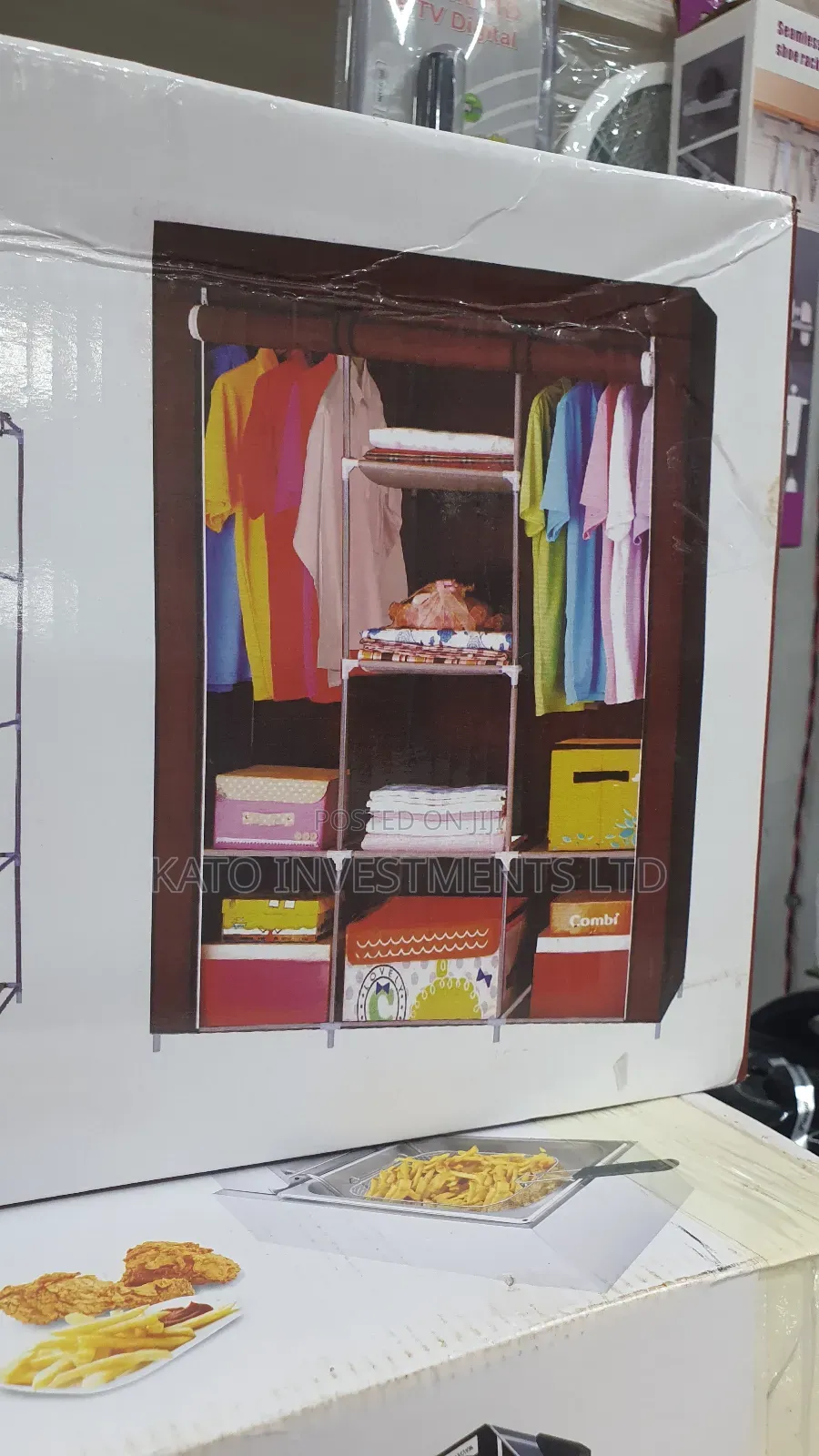 3 Column Wardrobe ,Storage Closet