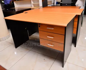 Office Table Black and Brown Color