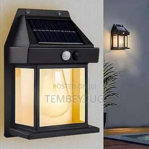 Solar Powered Outdoor Wall Lamp, Light