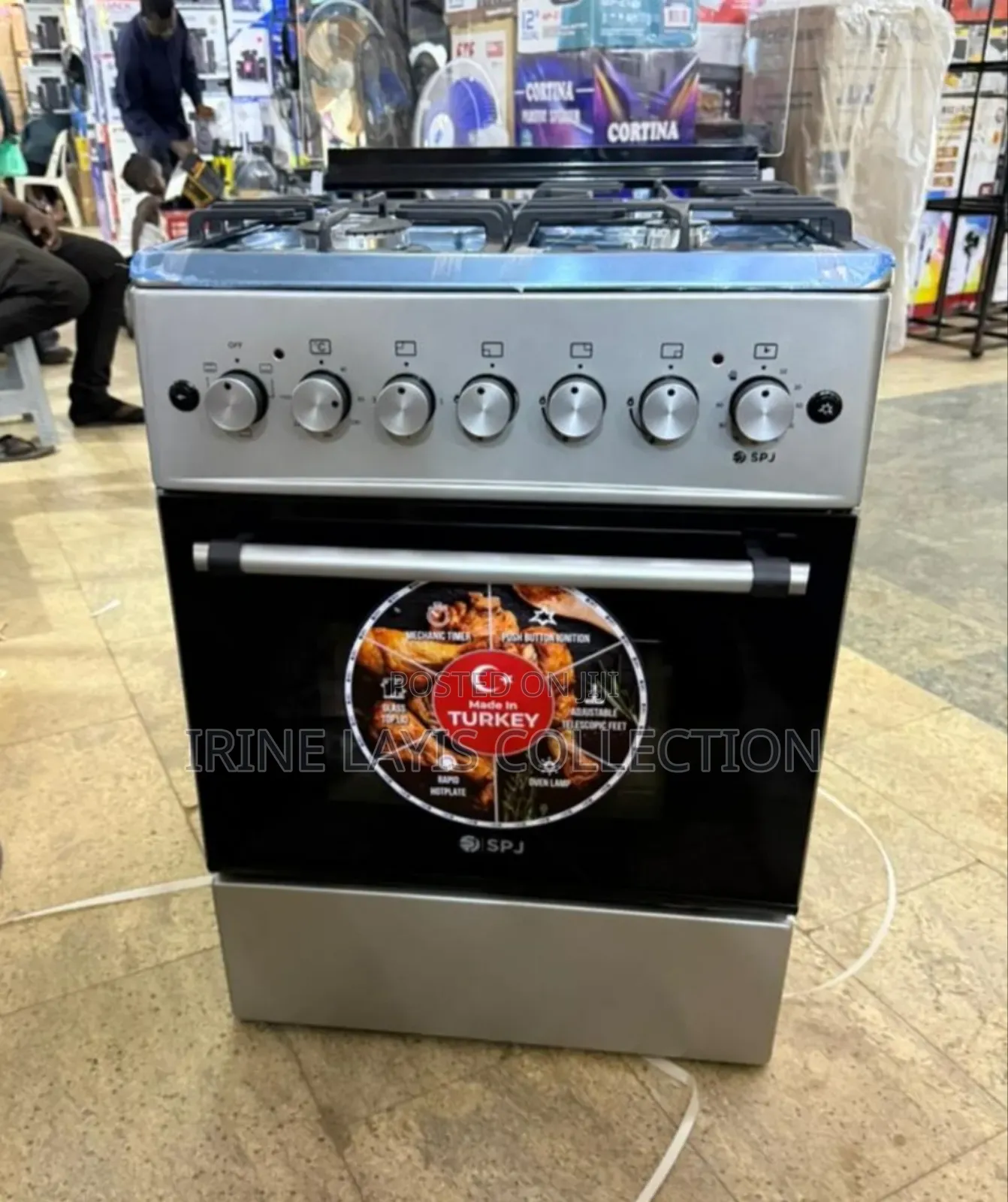 Turkey 50 by 50cm Freestanding Oven