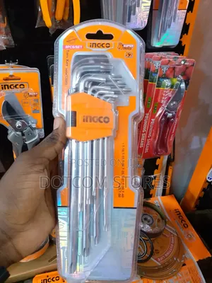Ingco 9-Piece Long Arm Torx Key Set (Model Hhk13092