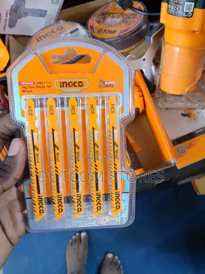 Set of 5pcs Ingco Jig Saw Blades for Wood (Model Jsbt111c).
