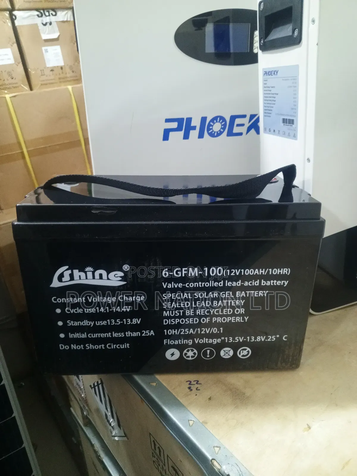 100ah Shine Gel Battery