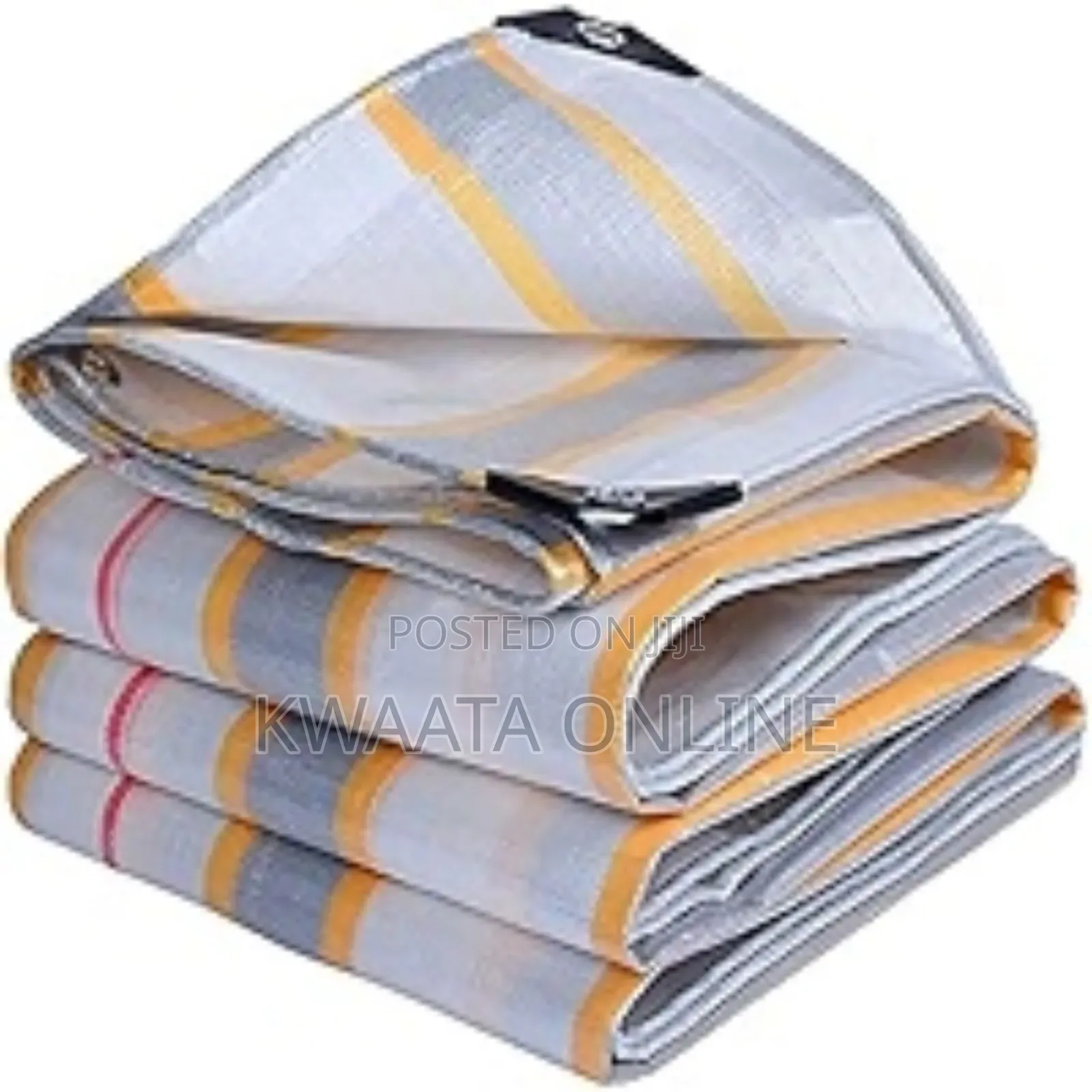(11mx 11m),Tarpaulin Sheet Waterproof Heavy Duty Yellow, Orange, Zebra