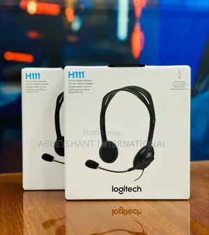 Logitech H111 Stereo Headset/Calls, Music, and Gaming Headphones