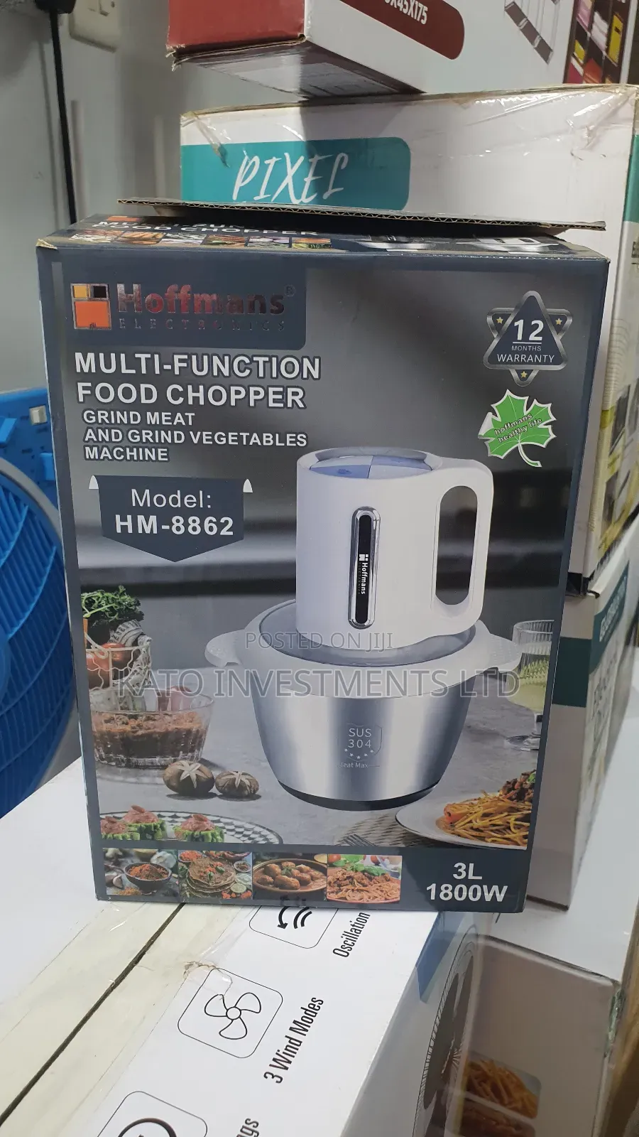 Hoffmans 8862-Hm Food Chopper With Handle 3l