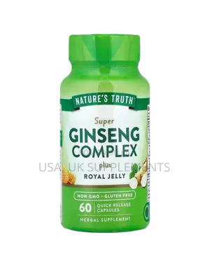 Nature’S Truth Super Ginseng Complex With Royal Jelly 60capsules