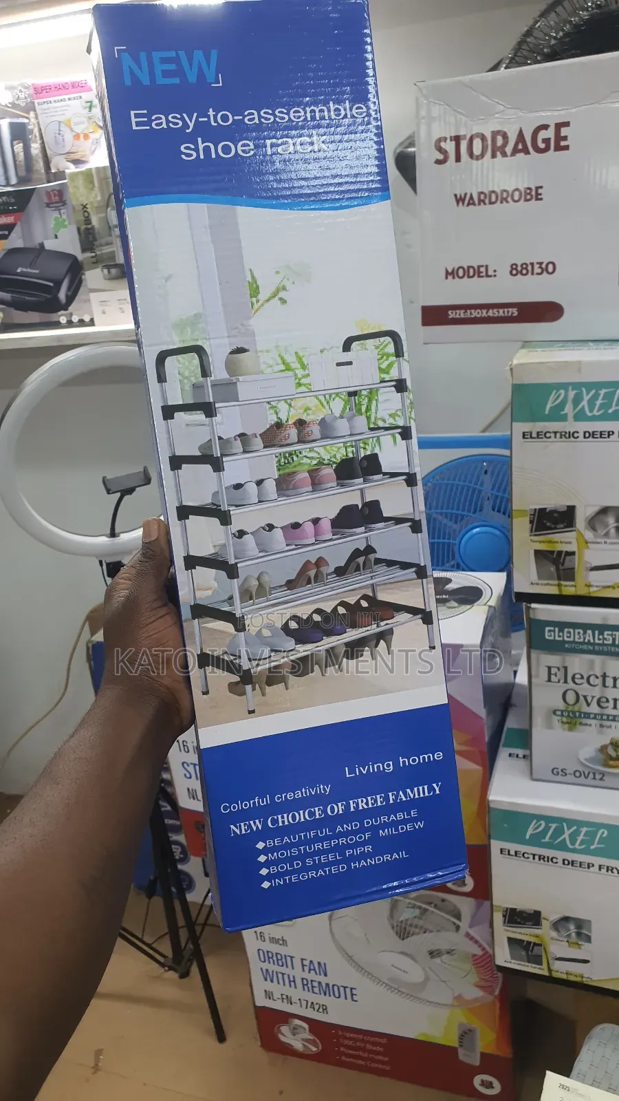 6 Tier Shoe Rack Self Holder
