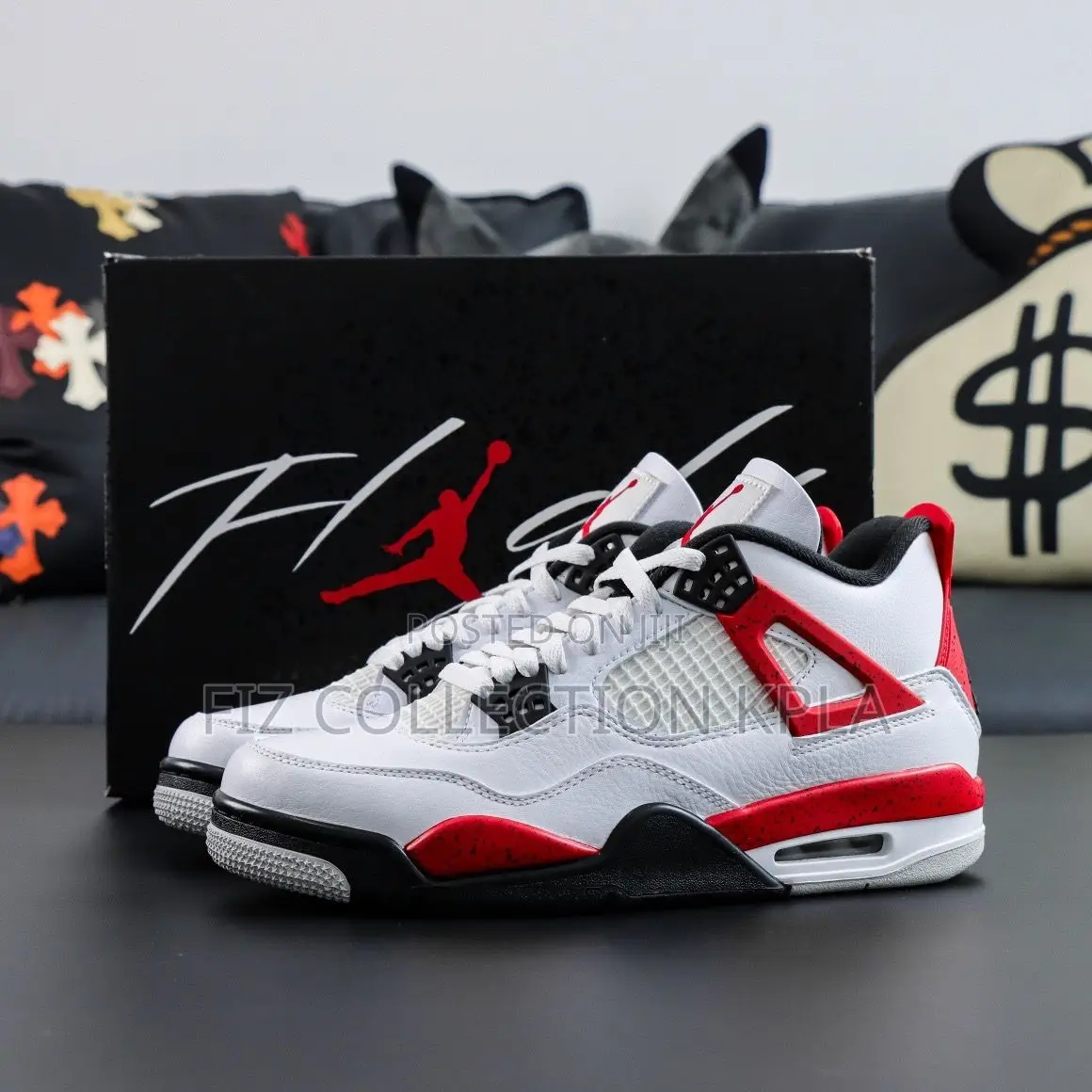 Jordan 4 Red Cement