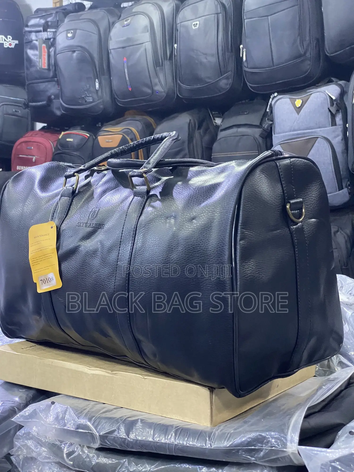 Black Leather Pu