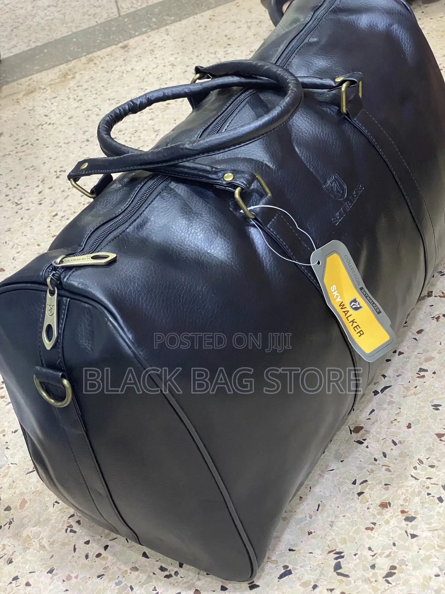 Black Leather Pu