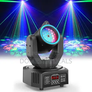 120w Moving Head Dj Lights,18-Facet Prism Stage Lighting