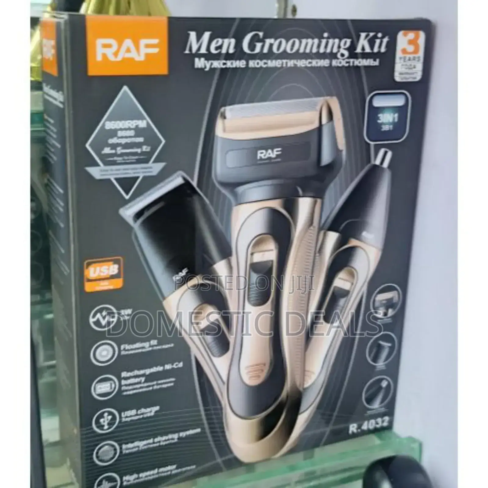Raf 3in1 Men's Grooming Kit