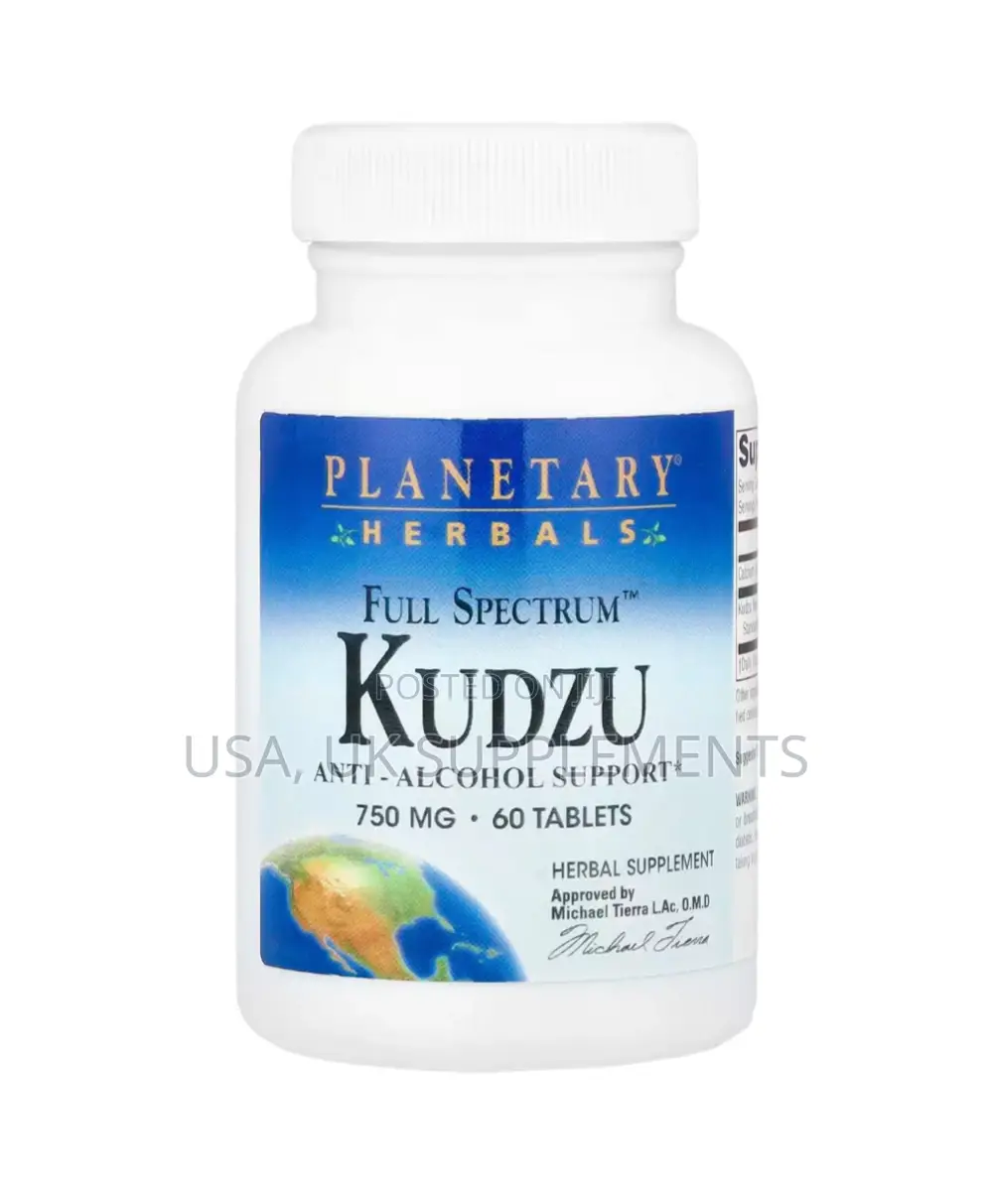 Planetary Herbals 750mg Kudzu (Anti Alcohol Support) 60tablets