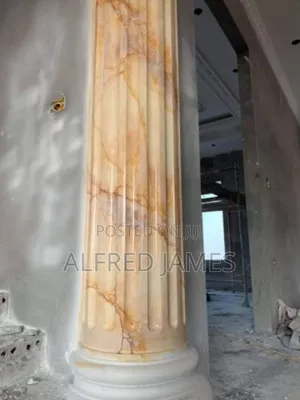 Stucco Designing on Columns