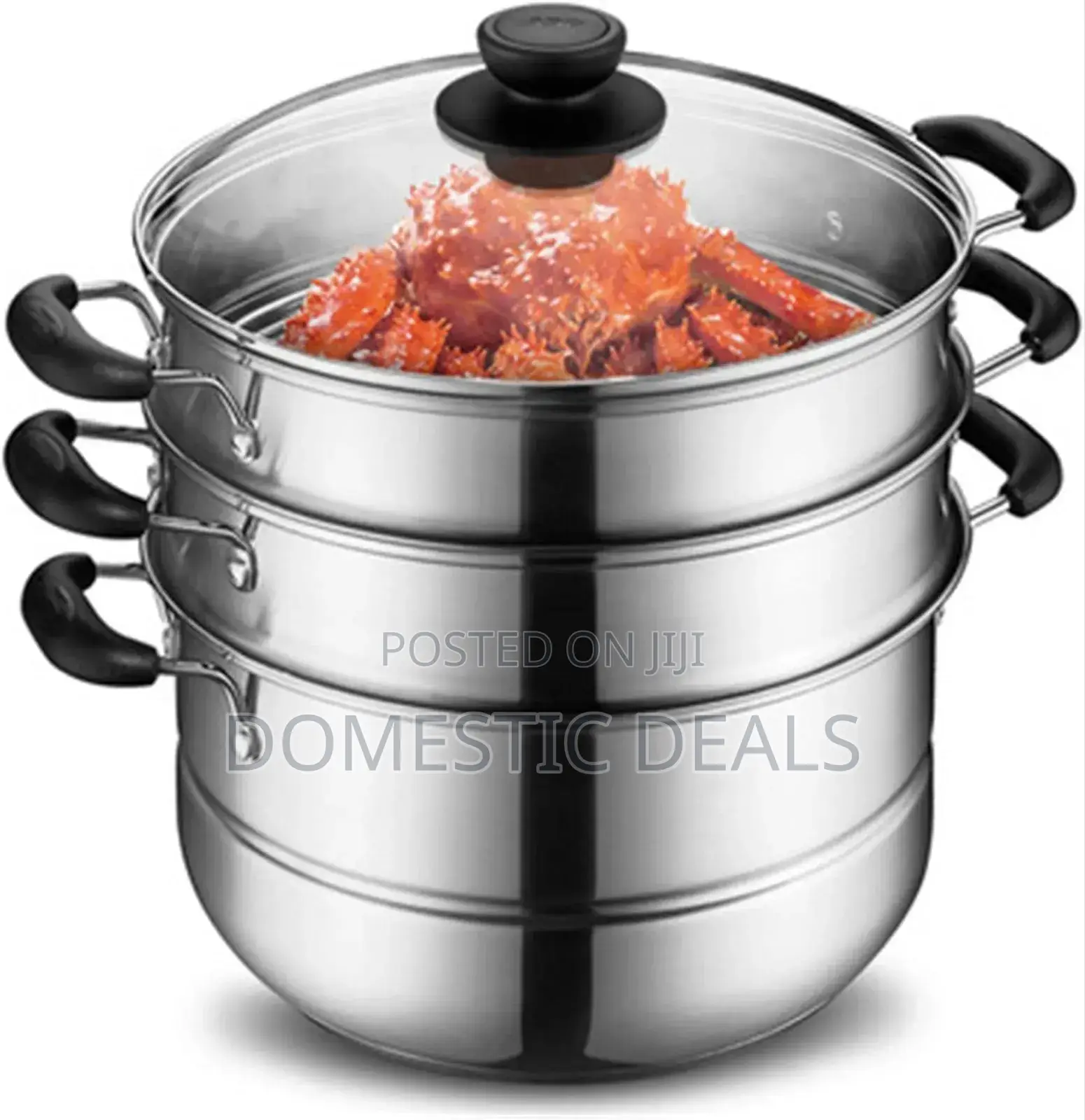 3 Tier Multi Tier Layer Stainless Steel Steamer Pot