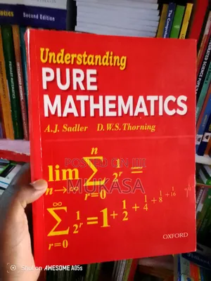 Understanding Pure Mathematics by a J Sadler
