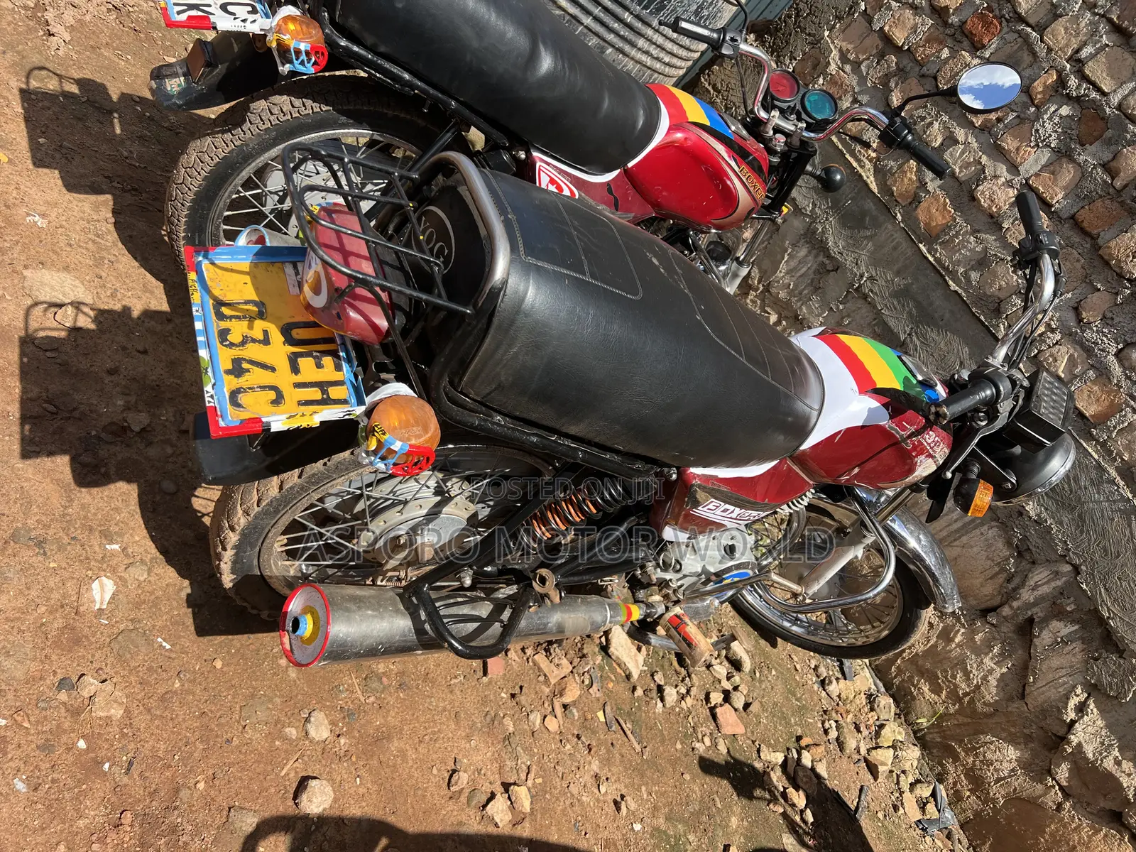 Bajaj Boxer 100 2018 Red