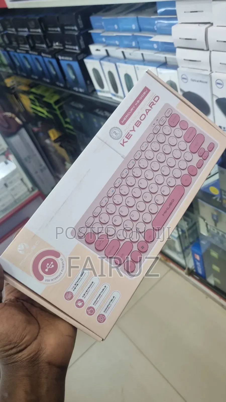 Portable Mini Wired Keyboard