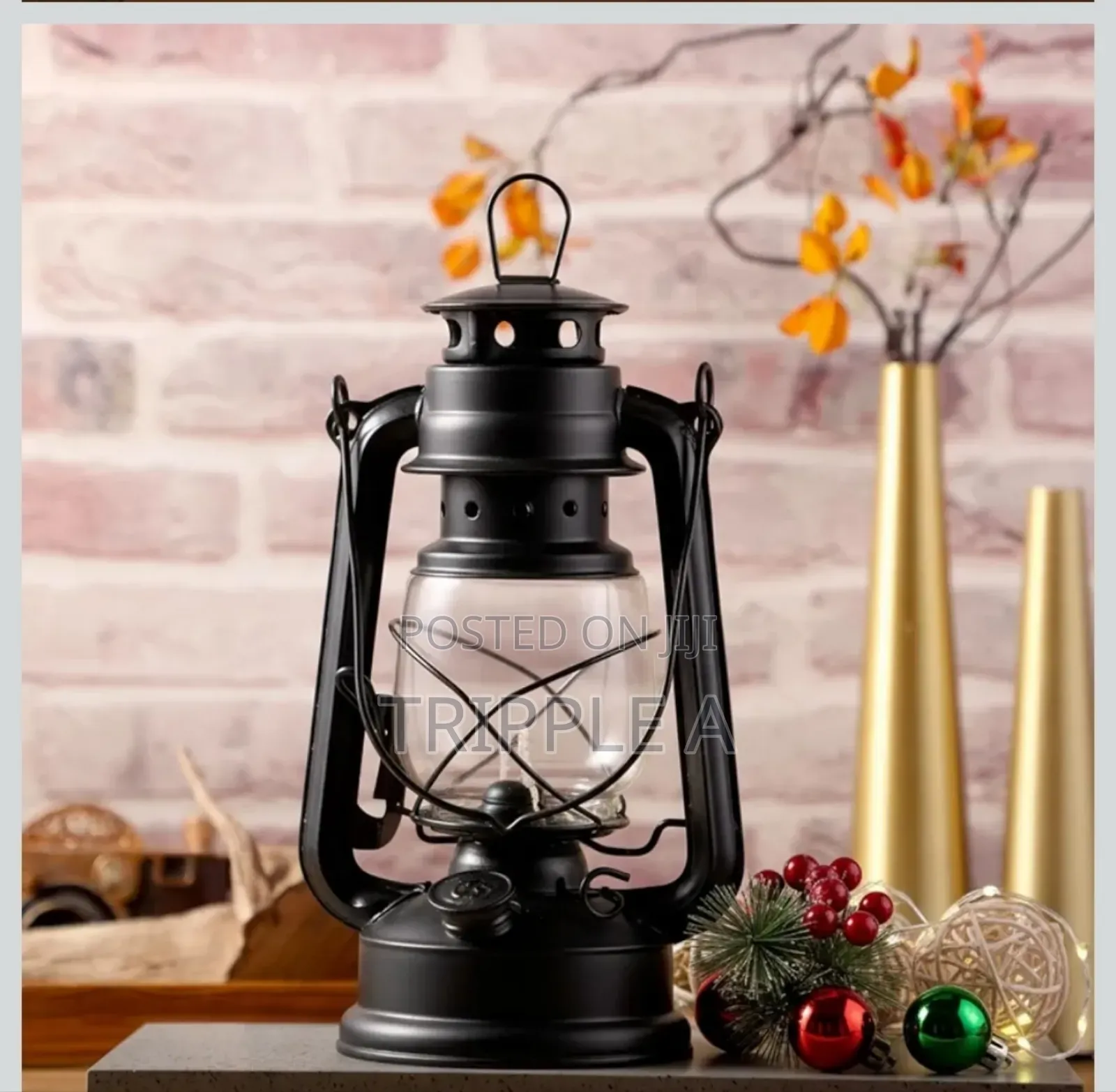 Vintage Style Black Kerosene