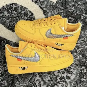 Nike Airforce One Off White Yellow