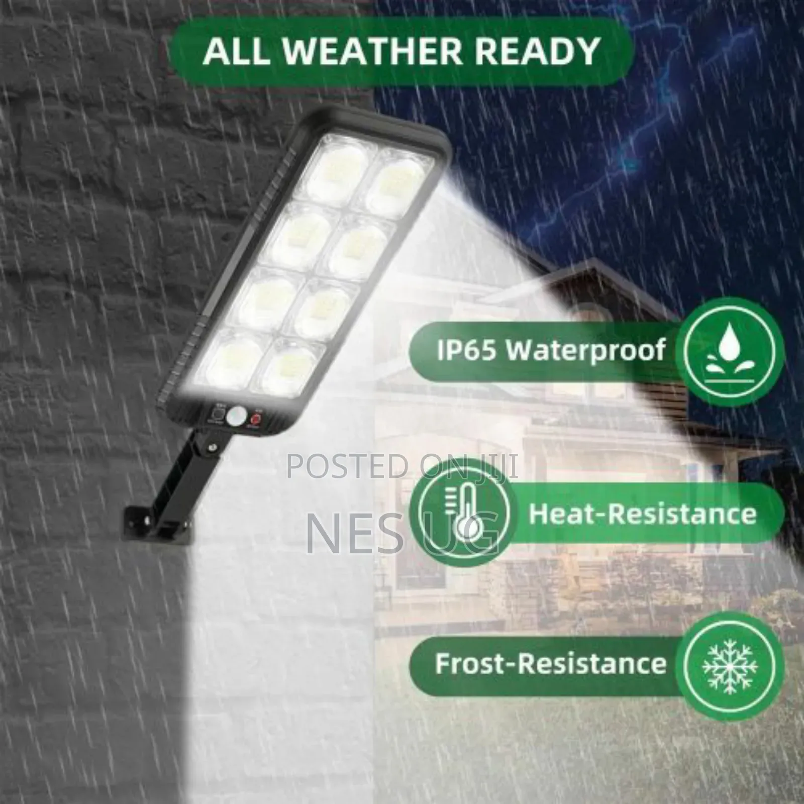Outdoor Solar Light With Remote Control, 200 Led Motion Sensor Light