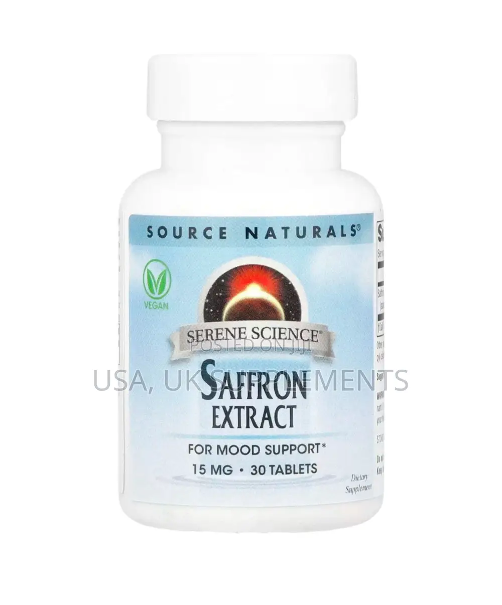 Saffron Extract 15mg 30tablets Source Naturals