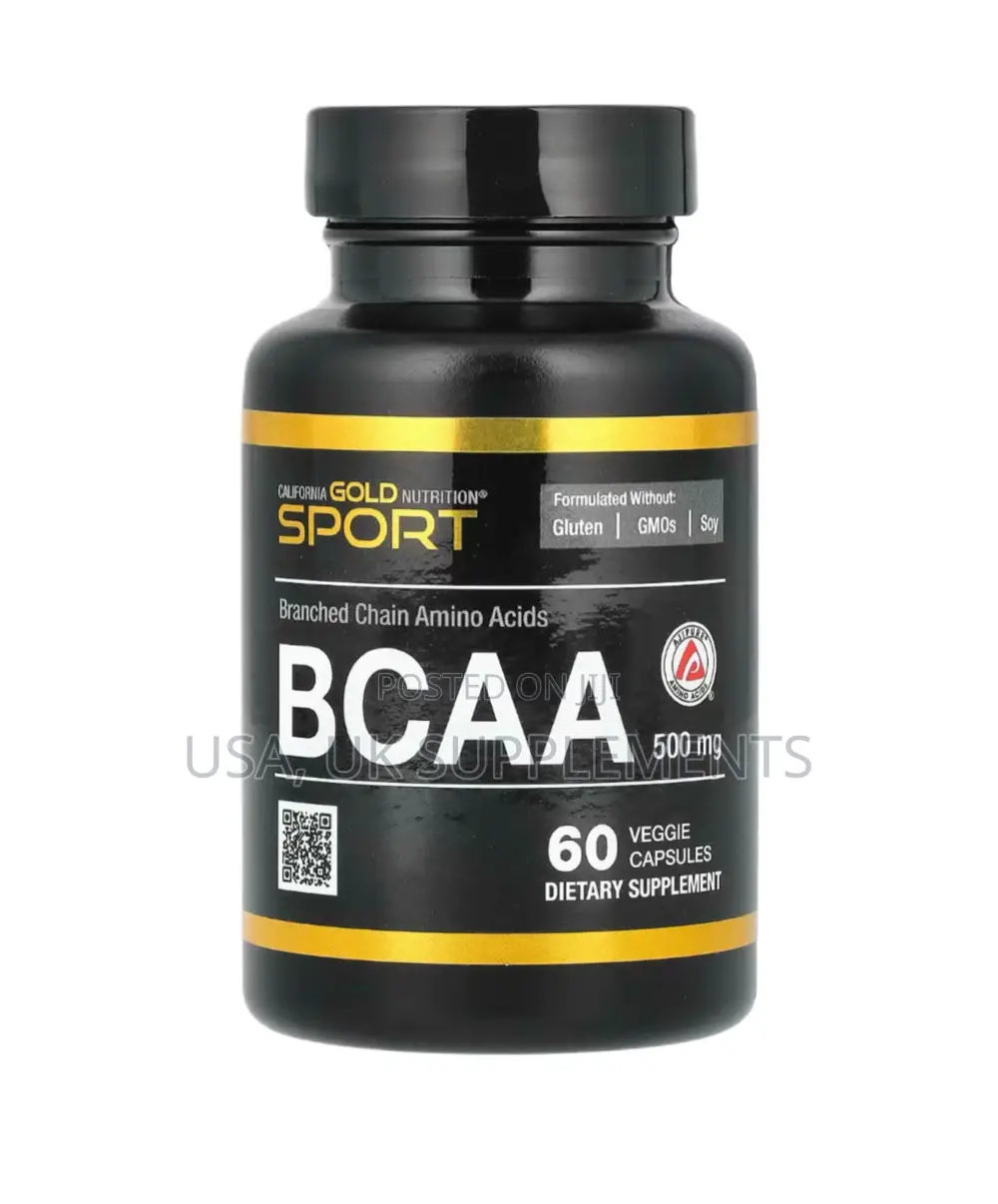 California Gold Bcaa 500mg 60 Veg Capsules
