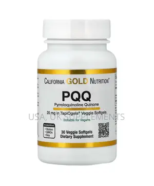 PQQ California Gold 20mg 30veg Softgels