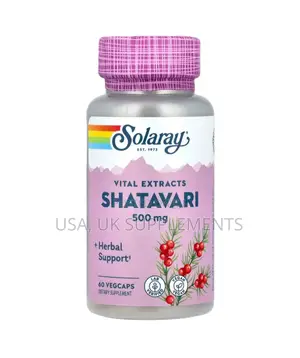 Solaray Shatavari 500mg 60veg Capsules