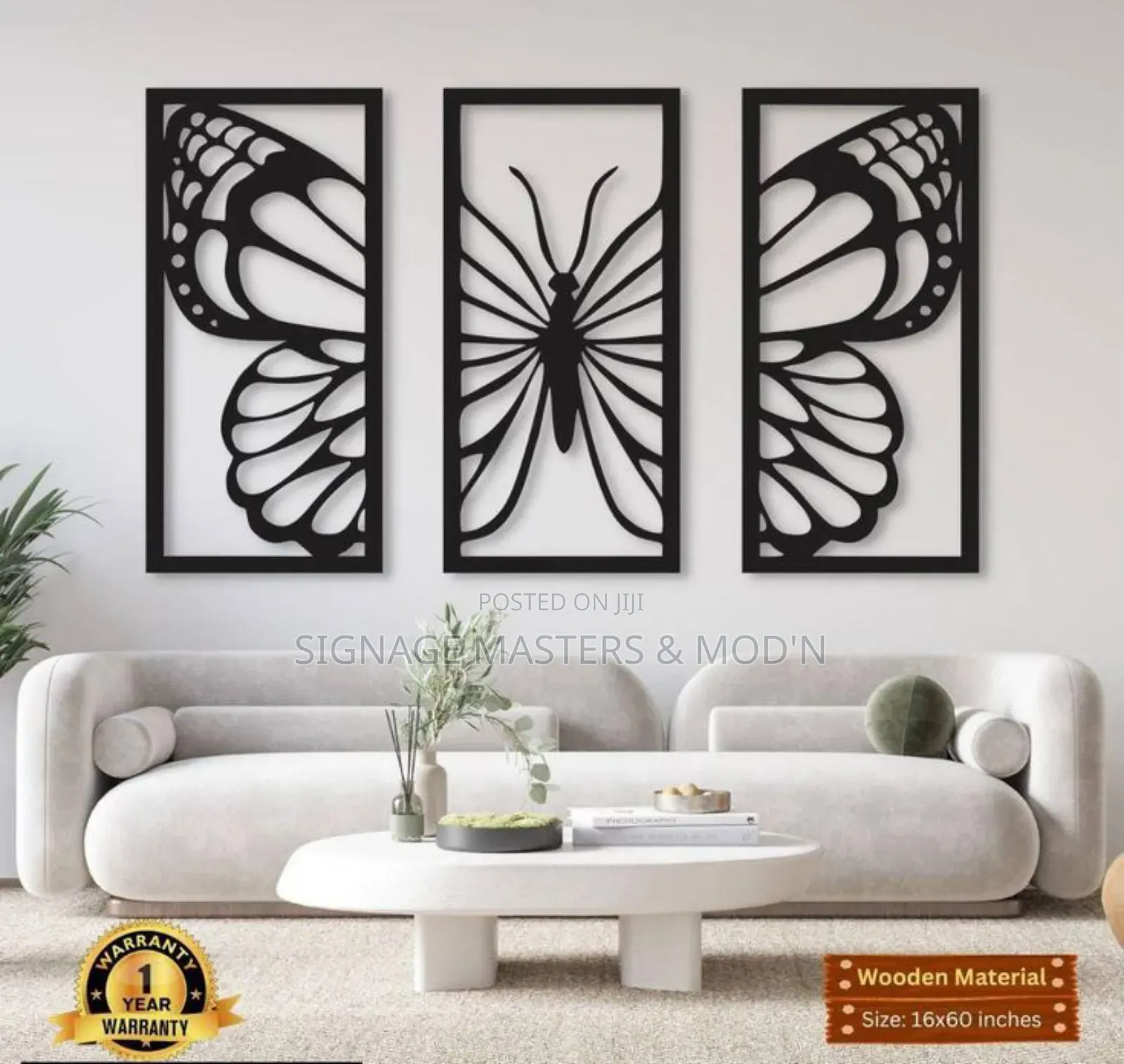 Framed Butterfly Acrylic Art