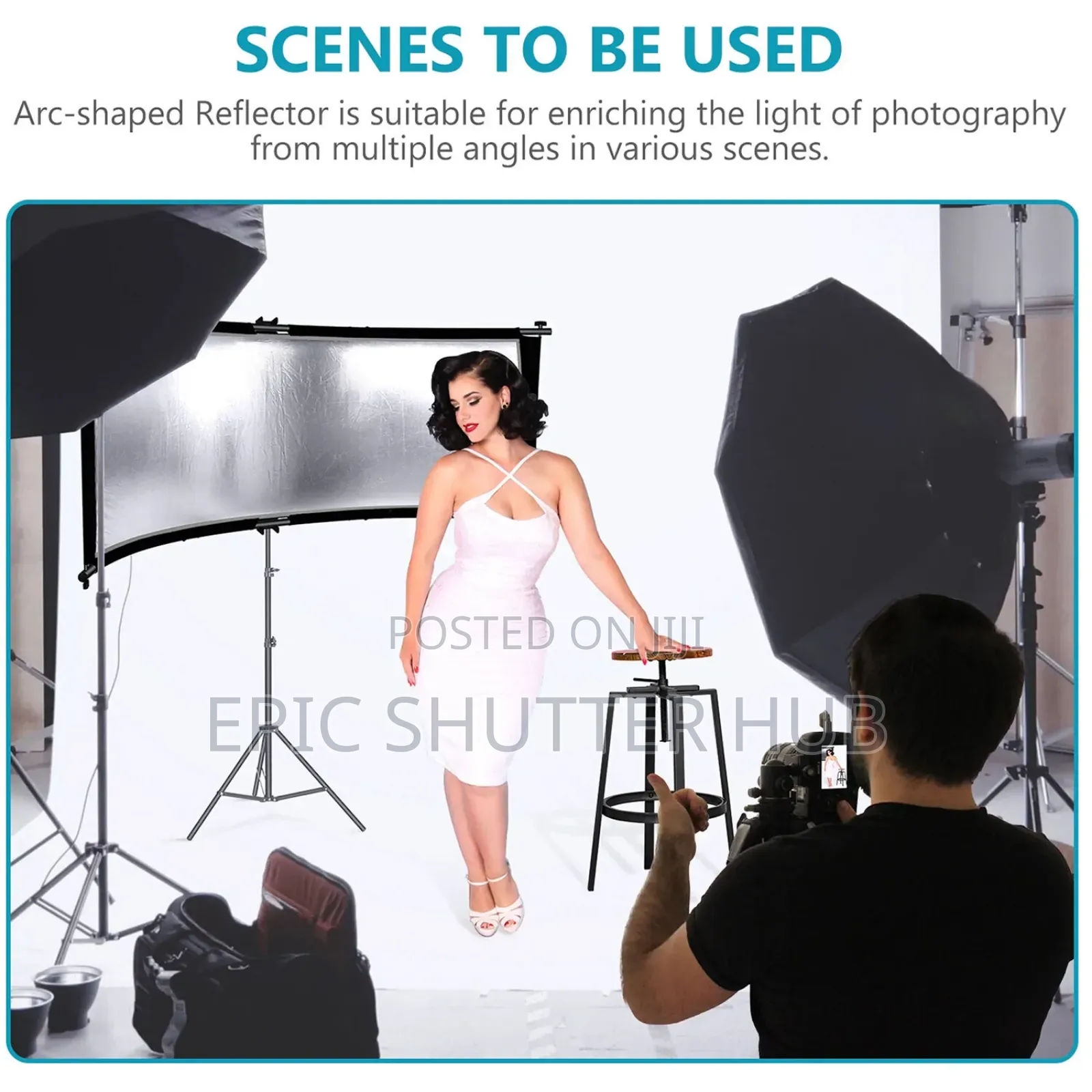 U-Shaped Neewer Curved Reflector