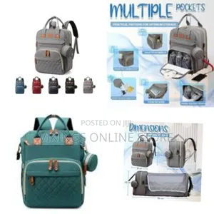Travel Diaper Bag Backpack, Baby Bag Nappy Changing Multifunction