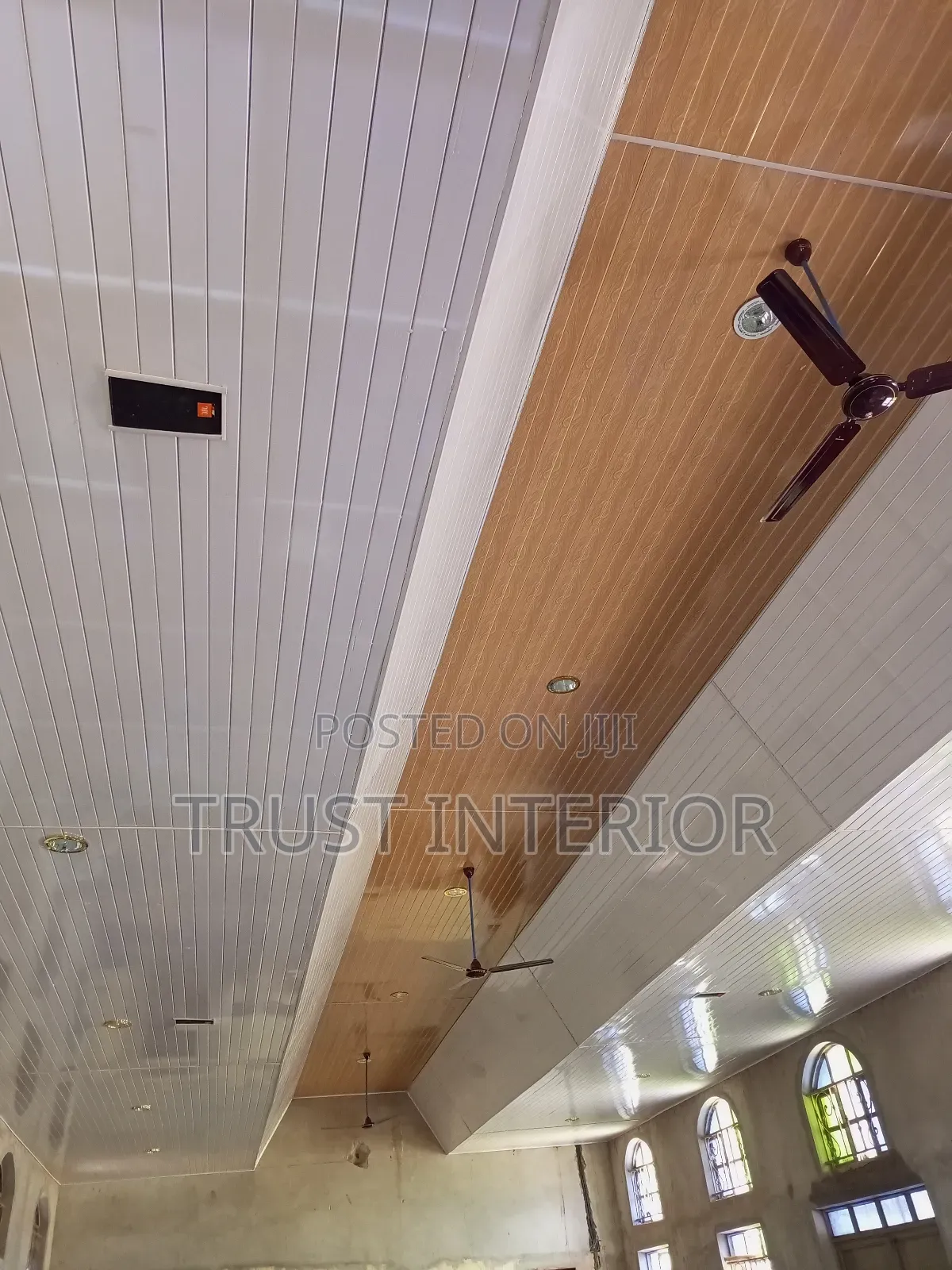 Church PVC Ceiling Installed in Luzira