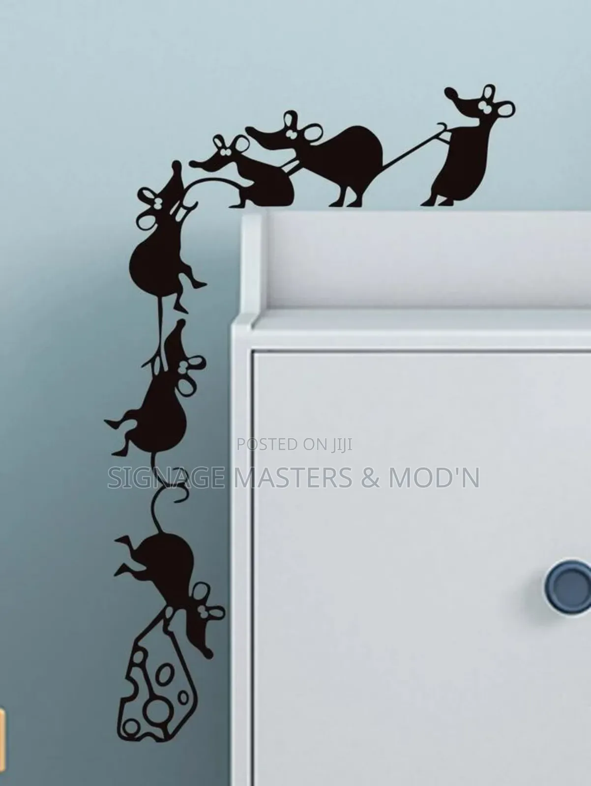Funny Kitchen Wall Art Mouse