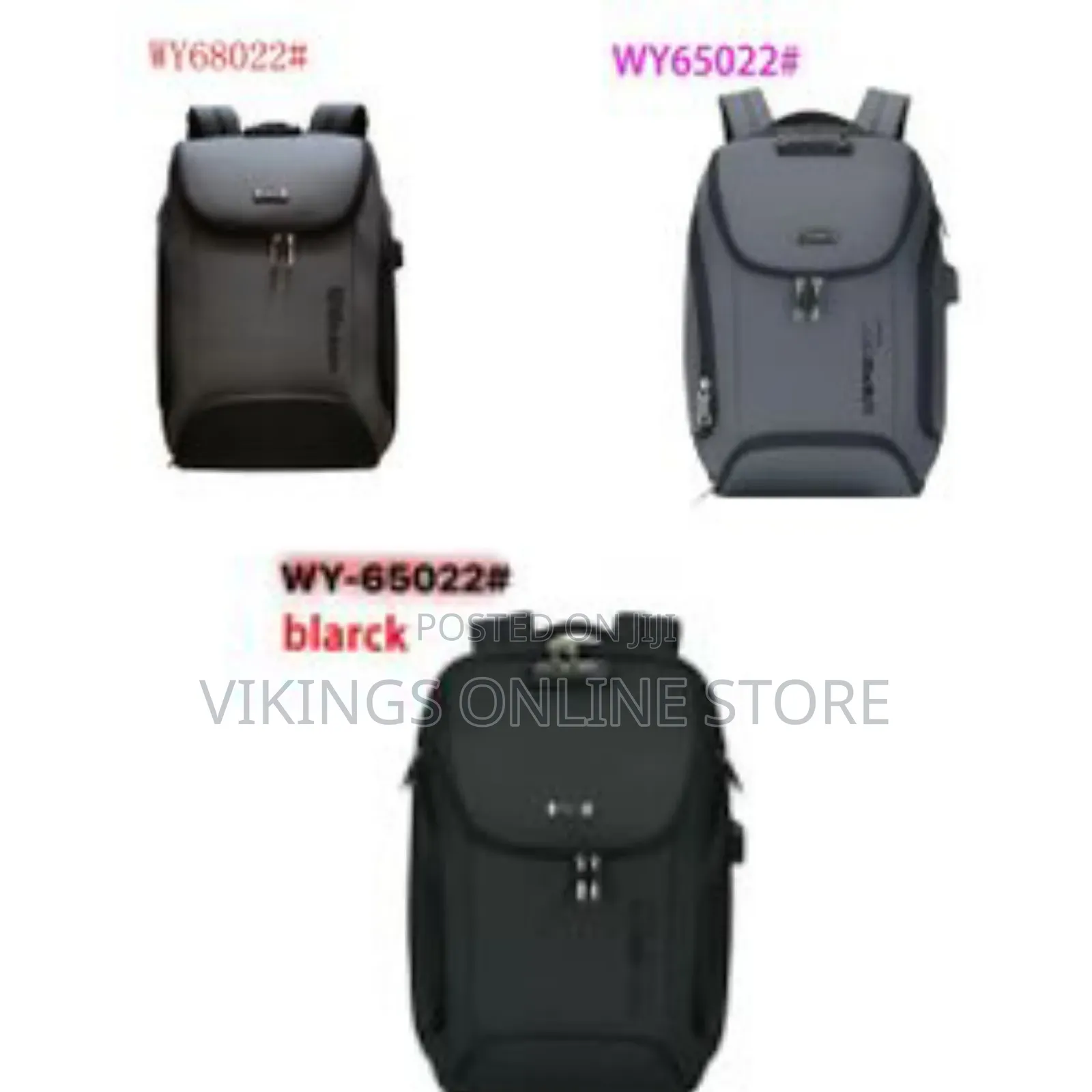 Anti Theft Waterproof Laptop Backpack Computer Bag - Multicolor