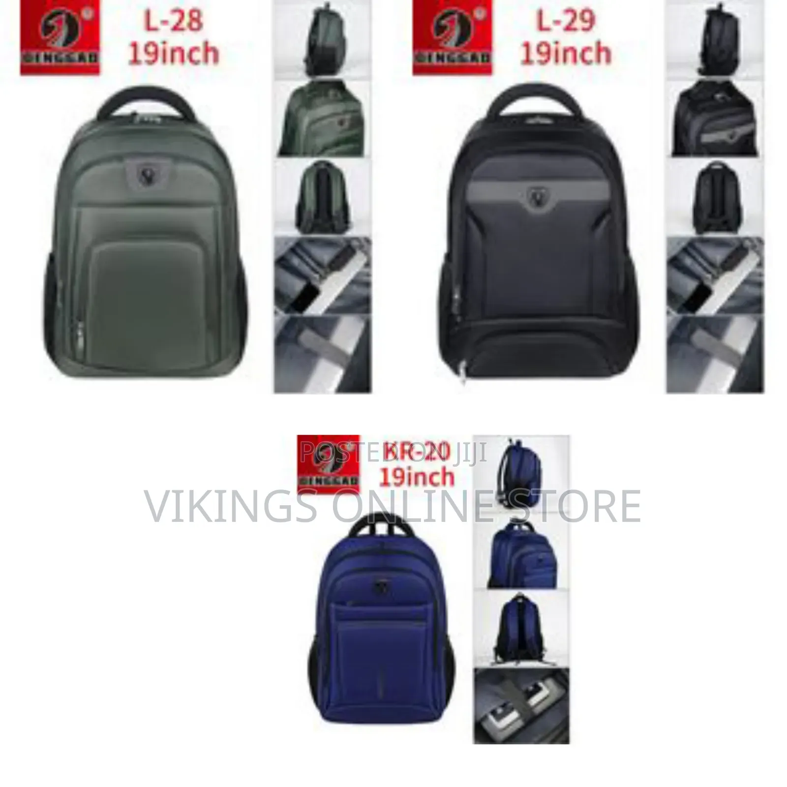 Large Capacity Leisure Travel Backpack, Simple Computer Business