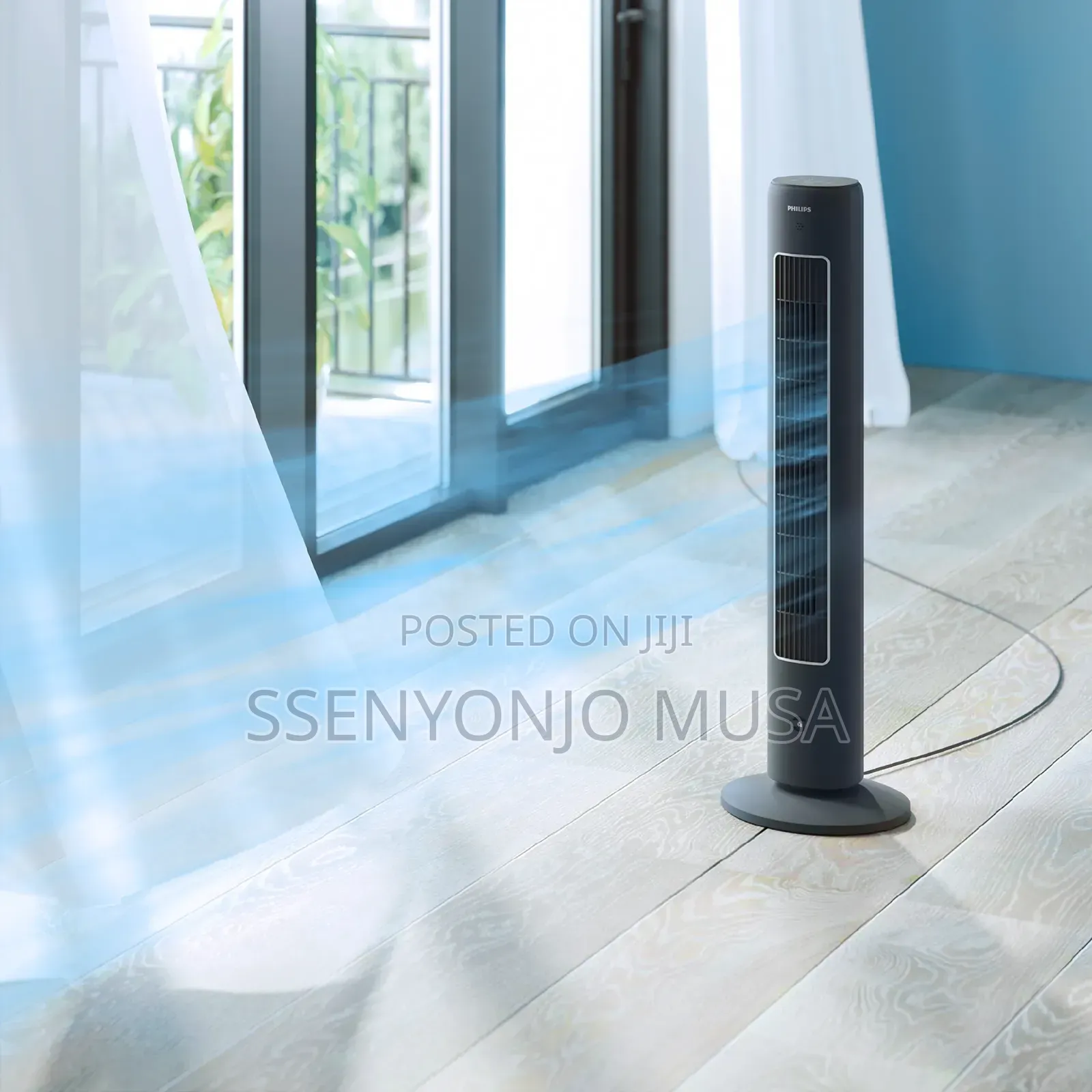 Philips 5000 Series Oscillating Tower Fan Cx5535/11– Remote Control